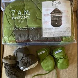 Winter bundle / Booties / Mittens